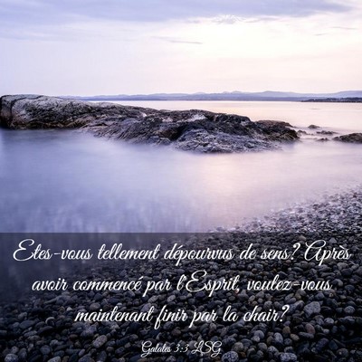 Picture 03 - Galates 3:3 LSG - Etes-vous tellement dépourvus de sens? Après - Bible Verse Picture