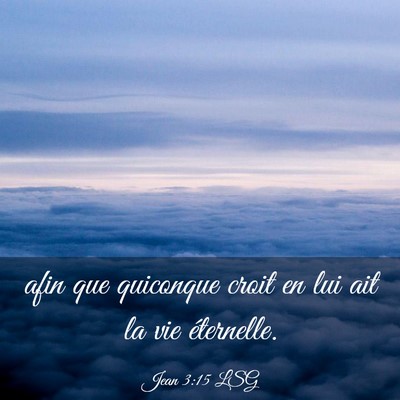 Picture 03 - Jean 3:15 LSG - afin que quiconque croit en lui ait la vie - Bible Verse Picture