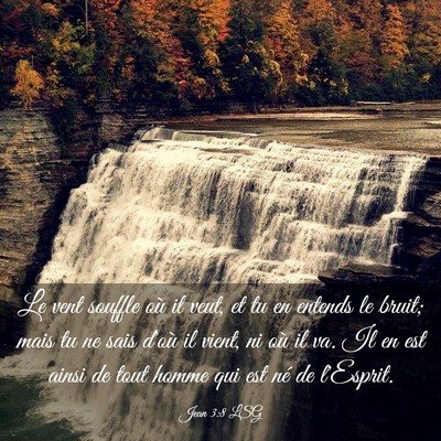 Picture 03 - Jean 3:8 LSG - Le vent souffle où il veut, et tu en entends le - Bible Verse Picture