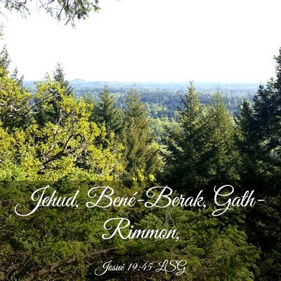 Picture 03 - Josué 19:45 LSG - Jehud, Bené-Berak, - Bible Verse Picture