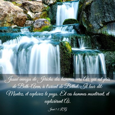 Picture 03 - Josué 7:2 LSG - Josué envoya de Jéricho des hommes vers Aï, - Bible Verse Picture