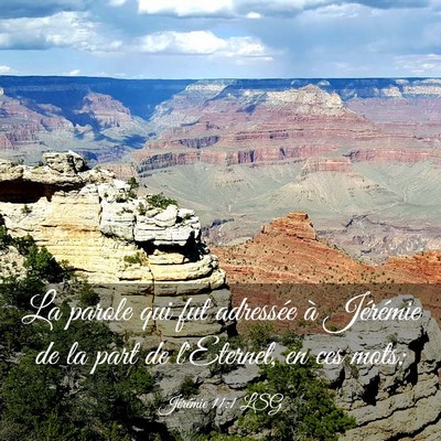 Picture 03 - Jérémie 11:1 LSG - La parole qui fut adressée à Jérémie de la - Bible Verse Picture