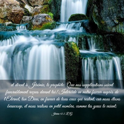 Picture 03 - Jérémie 42:2 LSG - et dirent à Jérémie, le prophète: Que nos - Bible Verse Picture