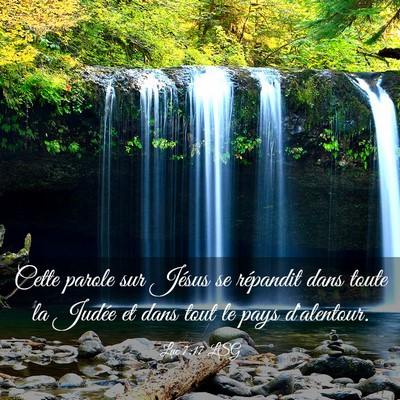 Picture 03 - Luc 7:17 LSG - Cette parole sur Jésus se répandit dans toute - Bible Verse Picture