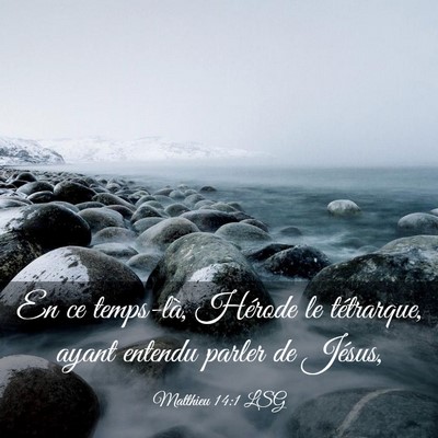 Picture 03 - Matthieu 14:1 LSG - En ce temps-là, Hérode le tétrarque, ayant - Bible Verse Picture