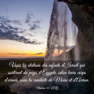 Picture 03 - Nombres 33:1 LSG - Voici les stations des enfants d'Israël qui - Bible Verse Picture