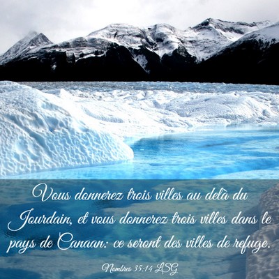 Picture 03 - Nombres 35:14 LSG - Vous donnerez trois villes au delà du Jourdain, - Bible Verse Picture