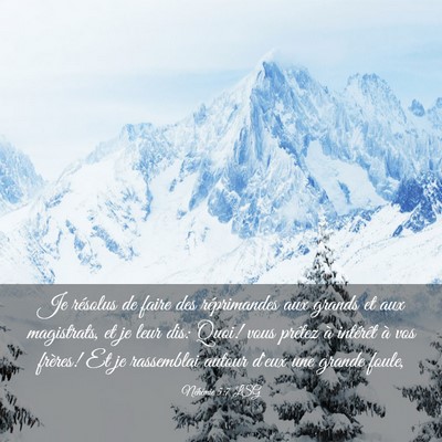 Picture 03 - Néhémie 5:7 LSG - Je résolus de faire des réprimandes aux grands - Bible Verse Picture