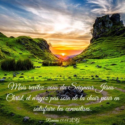 Picture 03 - Romains 13:14 LSG - Mais revêtez-vous du Seigneur Jésus-Christ, et - Bible Verse Picture