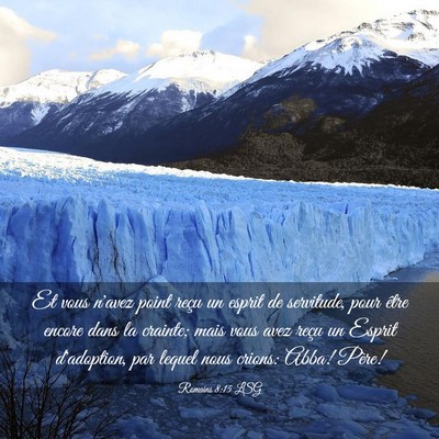 Picture 03 - Romains 8:15 LSG - Et vous n'avez point reçu un esprit de - Bible Verse Picture
