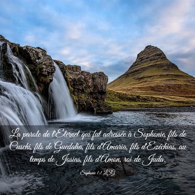 Picture 03 - Sophonie 1:1 LSG - La parole de l'Eternel qui fut adressée à - Bible Verse Picture