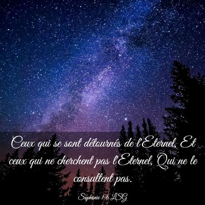 Picture 03 - Sophonie 1:6 LSG - Ceux qui se sont détournés de l'Eternel, Et - Bible Verse Picture
