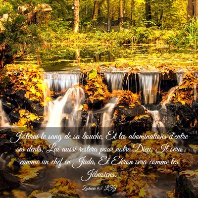 Picture 03 - Zacharie 9:7 LSG - J'ôterai le sang de sa bouche, Et les - Bible Verse Picture