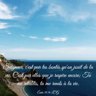 Picture 03 - Ésaïe 38:16 LSG - Seigneur, c'est par tes bontés qu'on jouit de la - Bible Verse Picture