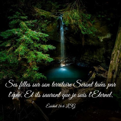 Picture 03 - Ézéchiel 26:6 LSG - Ses filles sur son territoire Seront tuées par - Bible Verse Picture