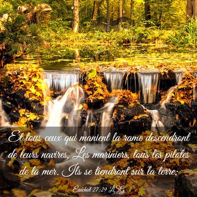 Picture 03 - Ézéchiel 27:29 LSG - Et tous ceux qui manient la rame descendront de - Bible Verse Picture
