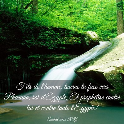 Picture 03 - Ézéchiel 29:2 LSG - Fils de l'homme, tourne ta face vers Pharaon, roi - Bible Verse Picture