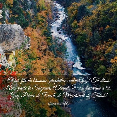 Picture 03 - Ézéchiel 39:1 LSG - Et toi, fils de l'homme, prophétise contre Gog! - Bible Verse Picture