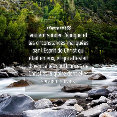 Picture 04 - 1 Pierre 1:11 LSG - voulant sonder l'époque et les circonstances - Bible Verse Picture