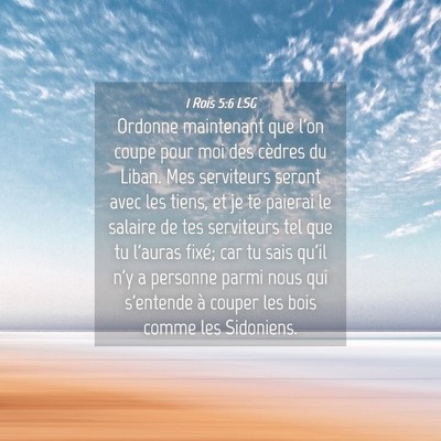 Picture 04 - 1 Rois 5:6 LSG - Ordonne maintenant que l'on coupe pour moi des - Bible Verse Picture