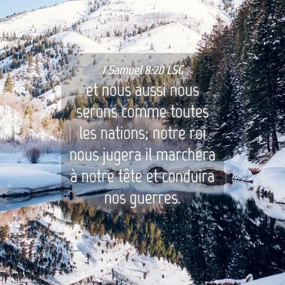 Picture 04 - 1 Samuel 8:20 LSG - et nous aussi nous serons comme toutes les - Bible Verse Picture