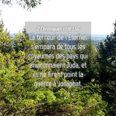 Picture 04 - 2 Chroniques 17:10 LSG - La terreur de l'Eternel s'empara de tous les - Bible Verse Picture