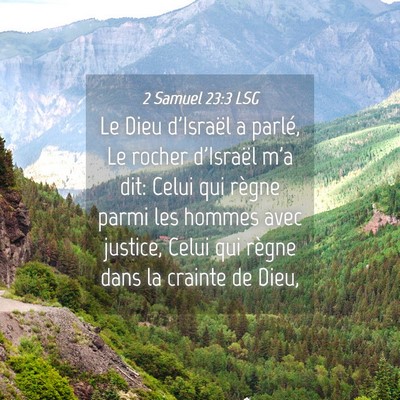 Picture 04 - 2 Samuel 23:3 LSG - Le Dieu d'Israël a parlé, Le rocher d'Israël - Bible Verse Picture