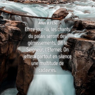 Picture 04 - Amos 8:3 LSG - En ce jour-là, les chants du palais seront des - Bible Verse Picture