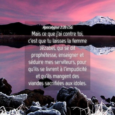Picture 04 - Apocalypse 2:20 LSG - Mais ce que j'ai contre toi, c'est que tu laisses - Bible Verse Picture