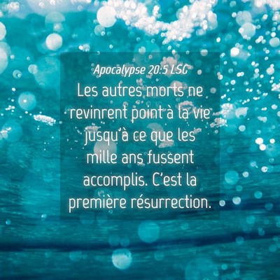 Picture 04 - Apocalypse 20:5 LSG - Les autres morts ne revinrent point à la vie - Bible Verse Picture