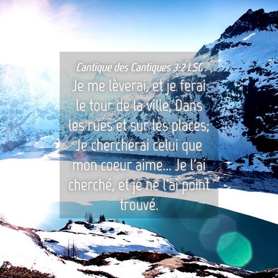 Picture 04 - Cantique des Cantiques 3:2 LSG - Je me lèverai, et je ferai le tour de la ville, - Bible Verse Picture