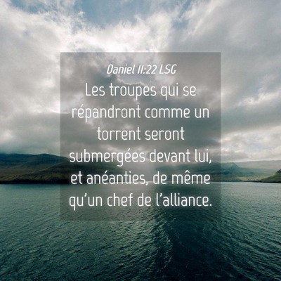Picture 04 - Daniel 11:22 LSG - Les troupes qui se répandront comme un torrent - Bible Verse Picture