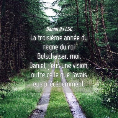 Picture 04 - Daniel 8:1 LSG - La troisième année du règne du roi - Bible Verse Picture