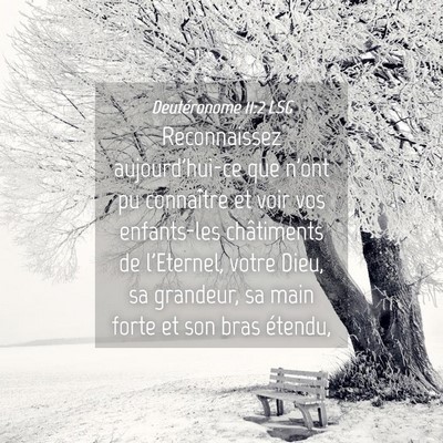 Picture 04 - Deutéronome 11:2 LSG - Reconnaissez aujourd'hui-ce que n'ont pu - Bible Verse Picture