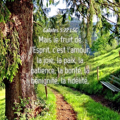 Picture 04 - Galates 5:22 LSG - Mais le fruit de l'Esprit, c'est l'amour, la - Bible Verse Picture