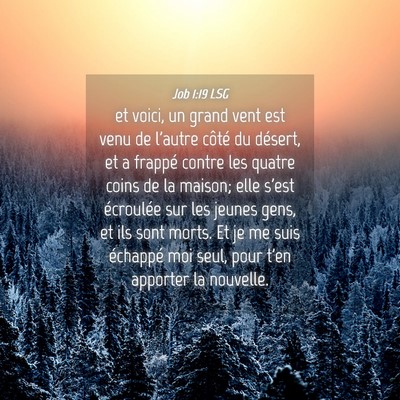 Picture 04 - Job 1:19 LSG - et voici, un grand vent est venu de l'autre - Bible Verse Picture