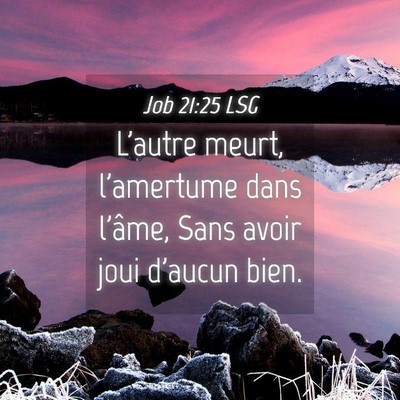 Picture 04 - Job 21:25 LSG - L'autre meurt, l'amertume dans l'âme, Sans avoir - Bible Verse Picture
