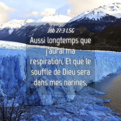 Picture 04 - Job 27:3 LSG - Aussi longtemps que j'aurai ma respiration, Et - Bible Verse Picture