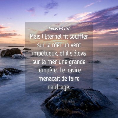 Picture 04 - Jonas 1:4 LSG - Mais l'Eternel fit souffler sur la mer un vent - Bible Verse Picture