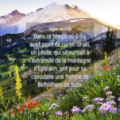 Picture 04 - Juges 19:1 LSG - Dans ce temps où il n'y avait point de roi en - Bible Verse Picture
