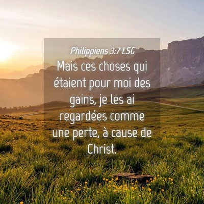 Picture 04 - Philippiens 3:7 LSG - Mais ces choses qui étaient pour moi des gains, - Bible Verse Picture