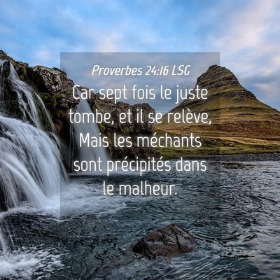 Picture 04 - Proverbes 24:16 LSG - Car sept fois le juste tombe, et il se relève, - Bible Verse Picture