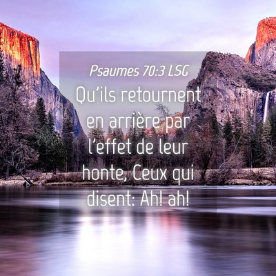 Picture 04 - Psaumes 70:3 LSG - Qu'ils retournent en arrière par l'effet de leur - Bible Verse Picture