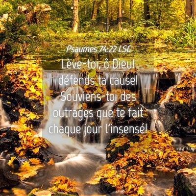 Picture 04 - Psaumes 74:22 LSG - Lève-toi, ô Dieu! défends ta cause! - Bible Verse Picture