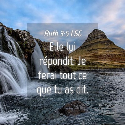 Picture 04 - Ruth 3:5 LSG - Elle lui répondit: Je ferai tout ce que tu as - Bible Verse Picture