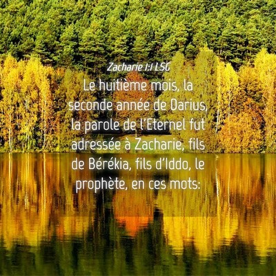 Picture 04 - Zacharie 1:1 LSG - Le huitième mois, la seconde année de Darius, - Bible Verse Picture