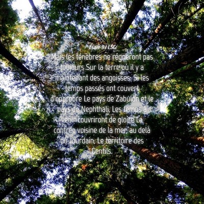 Picture 04 - Ésaïe 9:1 LSG - Mais les ténèbres ne régneront pas toujours - Bible Verse Picture