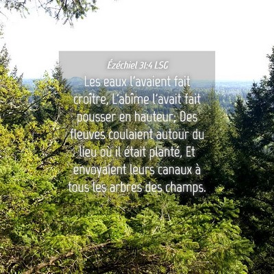Picture 04 - Ézéchiel 31:4 LSG - Les eaux l'avaient fait croître, L'abîme - Bible Verse Picture