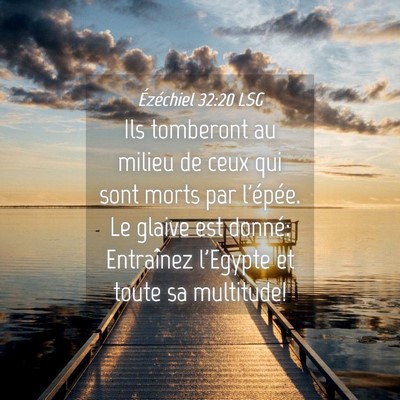 Picture 04 - Ézéchiel 32:20 LSG - Ils tomberont au milieu de ceux qui sont morts - Bible Verse Picture