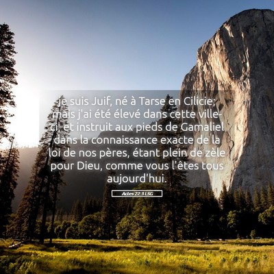 Picture 05 - Actes 22:3 LSG - je suis Juif, né à Tarse en Cilicie; mais j'ai - Bible Verse Picture